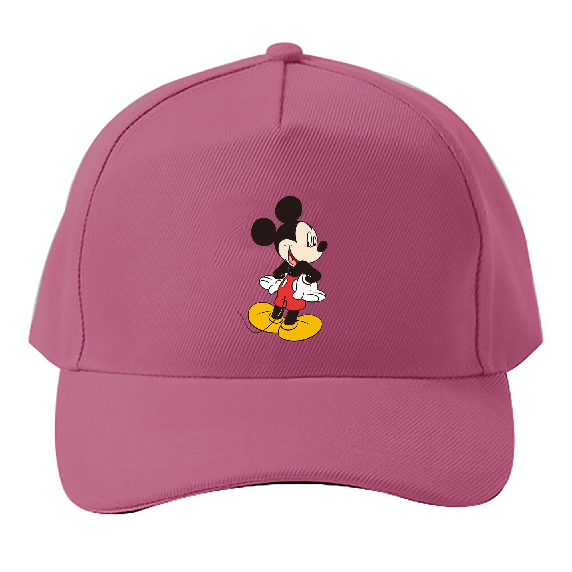 （画像用） ミッキーマウス Mickey Mouse ベースボールキャップ 綿100％ 男女兼用 帽子 スポーツ
